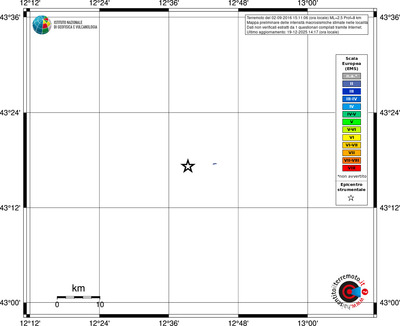 Mappa EMS - territori località
