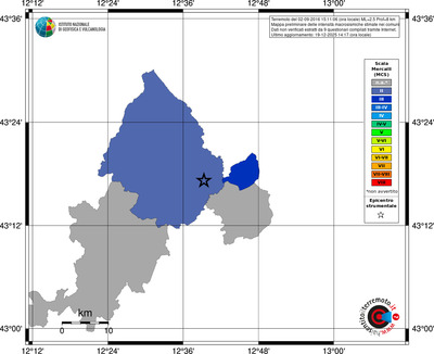 Mappa MCS - territori comuni