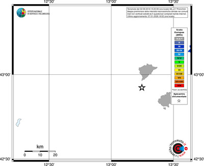 Mappa EMS - territori comuni