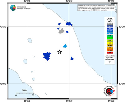 Mappa EMS - territori comuni