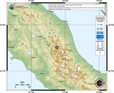 Mappa comuni con almeno 3 questionari
