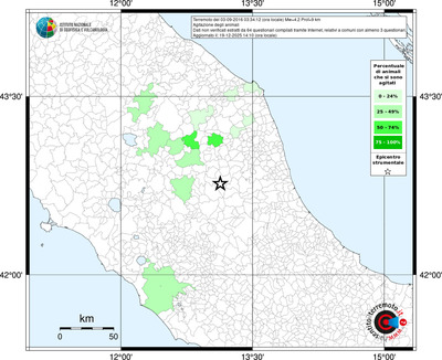 Mappa territorio comunale con almeno 3 questionari
