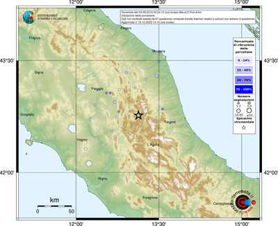 Mappa comuni con almeno 3 questionari