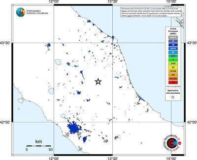 Mappa EMS - territori località