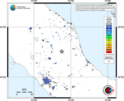 Mappa MCS - territori località