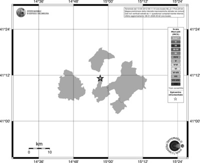 Mappa MCS - territori comuni