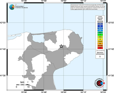 Mappa MCS - territori comuni