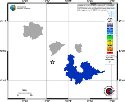 Mappa EMS - territori comuni
