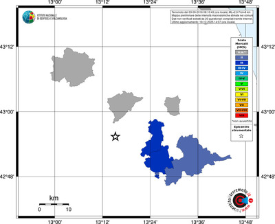 Mappa MCS - territori comuni