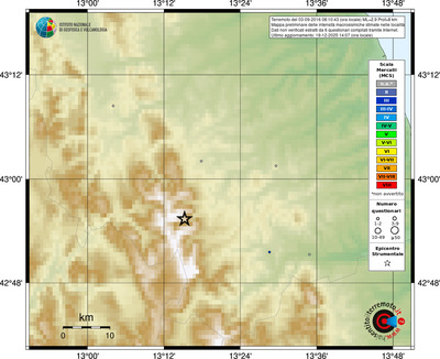 Mappa MCS - località