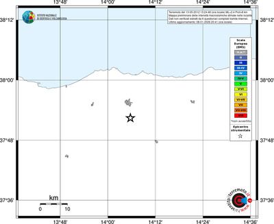 Mappa EMS - territori località