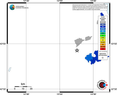 Mappa EMS - territori comuni