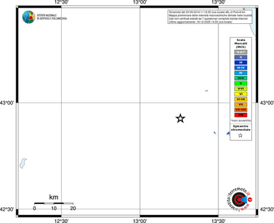 Mappa MCS - territori località
