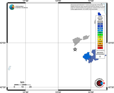 Mappa MCS - territori comuni