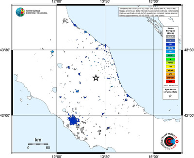 Mappa EMS - territori località
