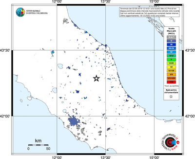 Mappa MCS - territori località