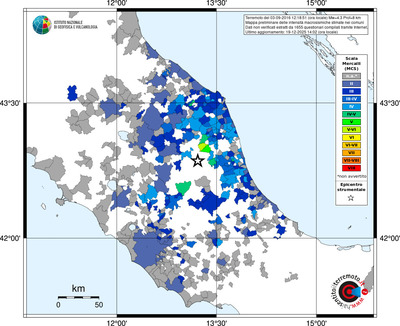 Mappa MCS - territori comuni