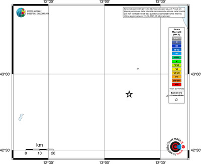 Mappa MCS - territori località