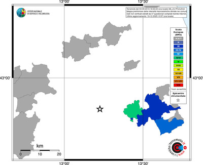 Mappa EMS - territori comuni