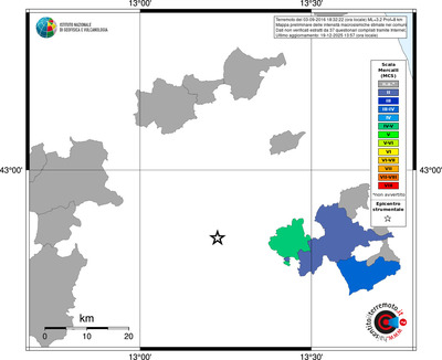 Mappa MCS - territori comuni