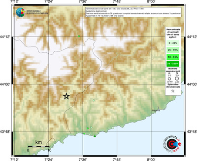 Mappa comuni con almeno 3 questionari