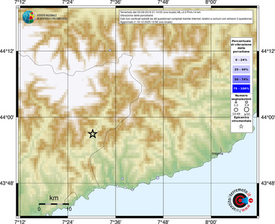Mappa comuni con almeno 3 questionari