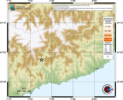 Mappa comuni con almeno 3 questionari