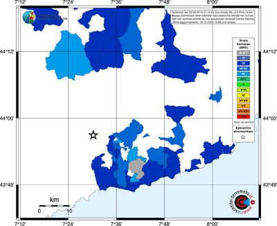 Mappa EMS - territori comuni