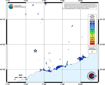 Mappa MCS - territori località