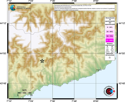 Mappa comuni con almeno 3 questionari