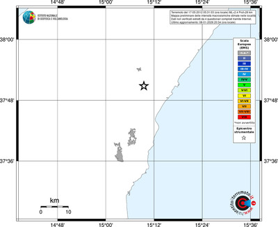 Mappa EMS - territori località