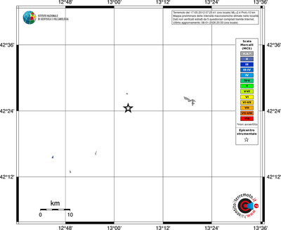 Mappa MCS - territori località
