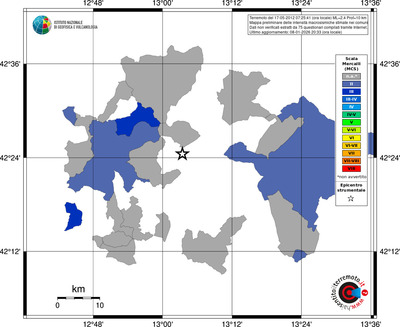 Mappa MCS - territori comuni