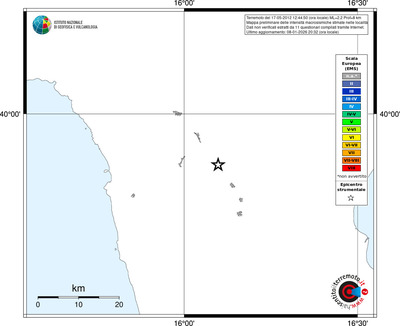 Mappa EMS - territori località