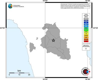 Mappa MCS - territori comuni