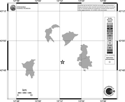 Mappa MCS - territori comuni