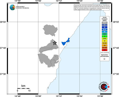Mappa EMS - territori comuni