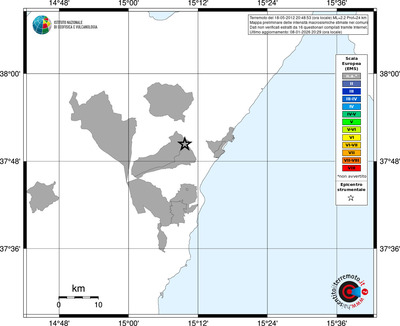 Mappa EMS - territori comuni