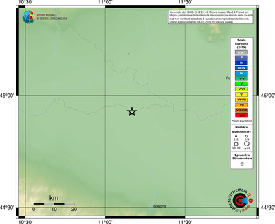 Mappa EMS - località
