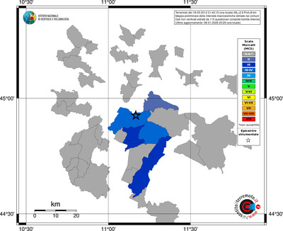 Mappa MCS - territori comuni