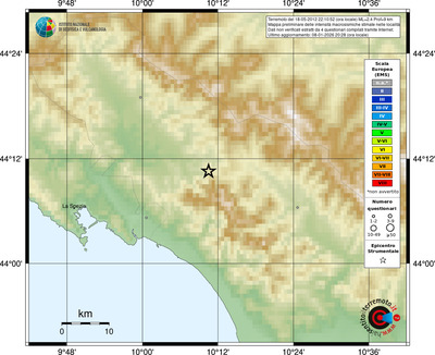 Mappa EMS - località