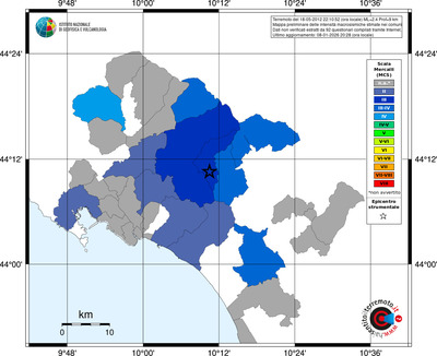 Mappa MCS - territori comuni