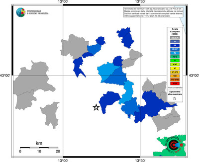 Mappa EMS - territori comuni
