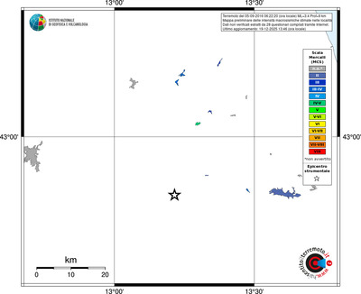 Mappa MCS - territori località