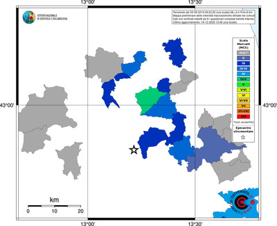 Mappa MCS - territori comuni