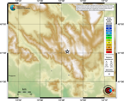 Mappa EMS - località