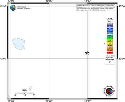 Mappa MCS - territori località