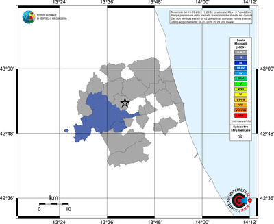 Mappa MCS - territori comuni