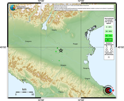 Mappa comuni con almeno 3 questionari