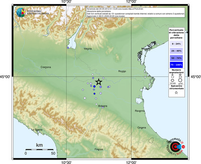 Mappa comuni con almeno 3 questionari